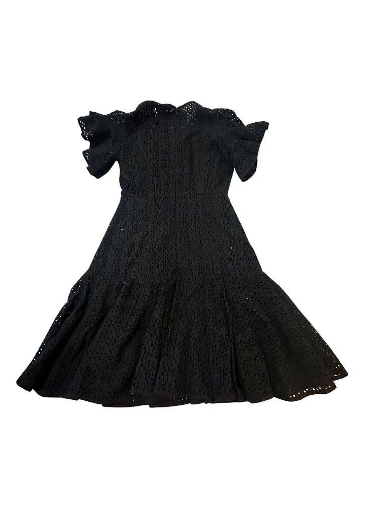 Needle & Thread Black Eyelet Floral Broderie Mini Dress, Size Us 0, Nwt — image 6 of 8
